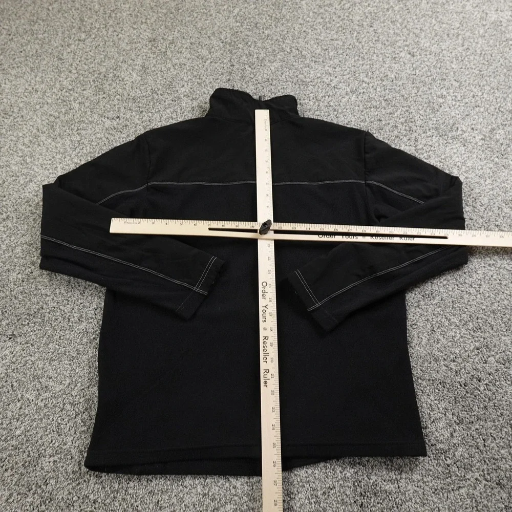 North Face Jacket Mens M Black Full Zip Fleece Softshell Outdoor Hiking‎ Trail